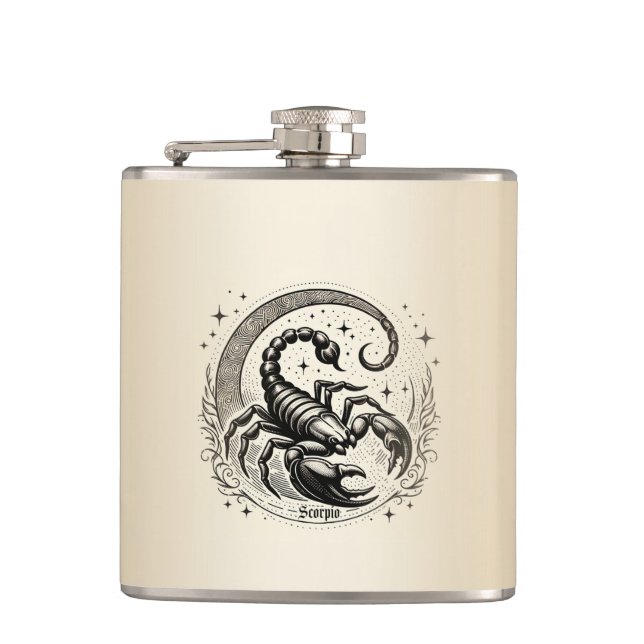 Scorpion Crescent Måne Astrology Zodiac Scorpio Fickplunta (Framsidan)