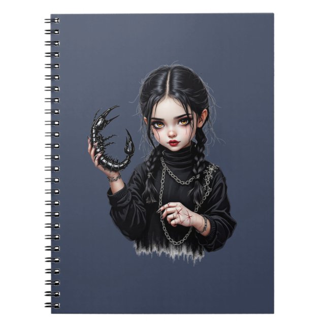 Scorpion Girl Anteckningsbok (Framsidan)