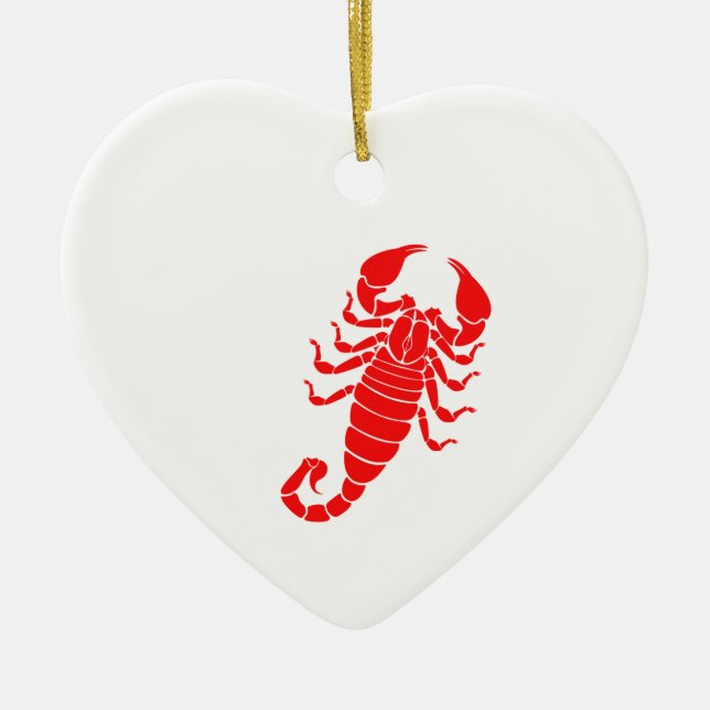 Scorpion Julgransprydnad Keramik (Framsidan)