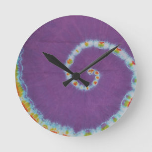 Scorpion Svan Tie Dye Rund Klocka