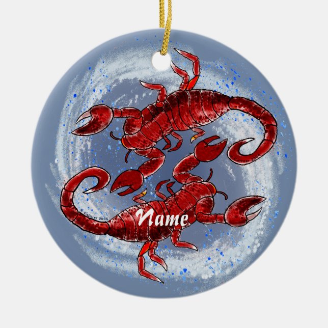 Scorpion Yin Yang ornament (Framsidan)