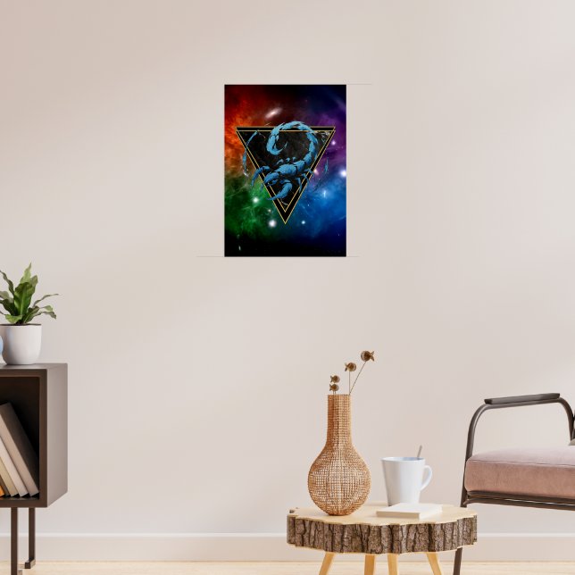 Scorpion Zodiaque Cadeau Astrologie Poster (Vardagsrum 3)