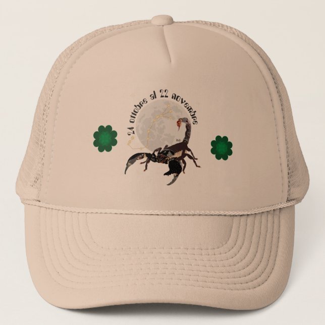 Scorpione 24 ottobre al 22 novembre Cappello Truckerkeps (Framsida)