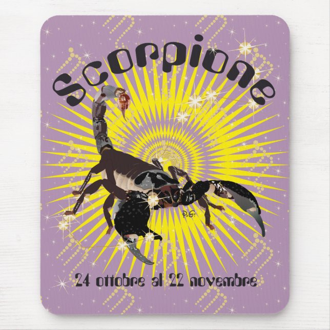 Scorpione Tappetini per mus Musmatta (Framsidan)