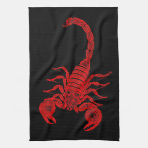 Scorpions för illustration för kökshandduk