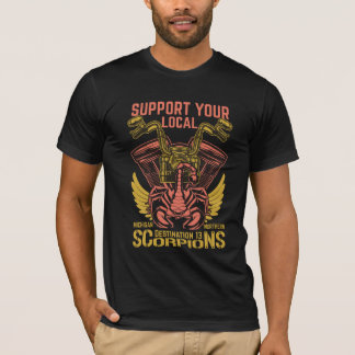 Scorpions Motorcykelklubb T-Shirt Design