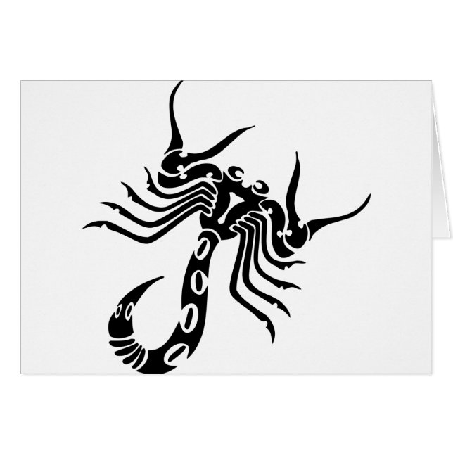 ScorpionScorpio Hälsningskort (Framsidan Horizontal)
