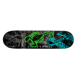 SCORPION'SEN STICKER SKATEBOARD BRÄDA 20 CM