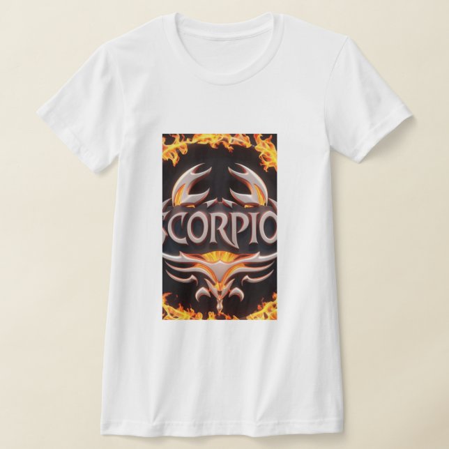 Scorpios Inferno: Symboliska fallgropar i konst T Shirt (Laydown)