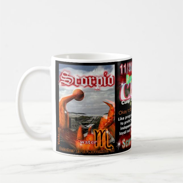 ScorpioSagittariusudd Kaffemugg (Vänster)