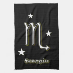 Scorpiosymbol Kökshandduk