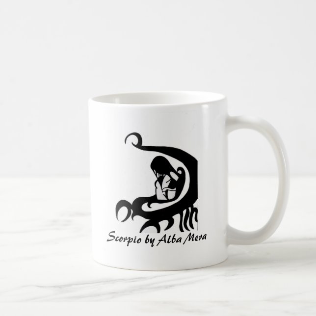 scorpiotatuering, Scorpio vid Alba Mera Kaffemugg (Höger)