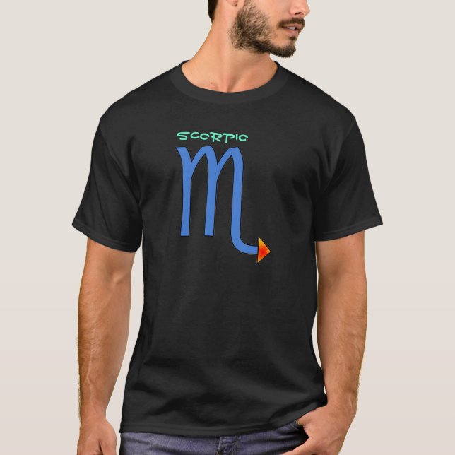 ScorpioZodiac undertecknar skjortan T-shirt (Framsida)