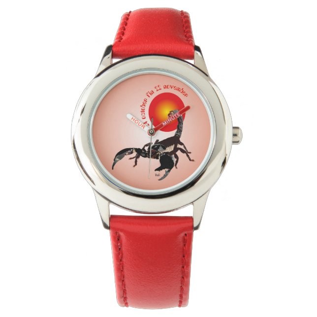 Scorpiun 24 october fin 22 november Uhr Armbandsur (Framsida)