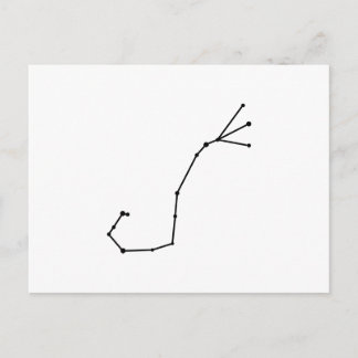 Scorpius Zodiac-vykort Vykort