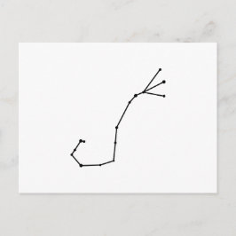 Scorpius Zodiac-vykort Vykort