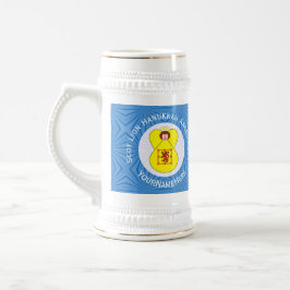 Scot Lejon Rampant Angel Hanukkah Flagga Personlig Sejdel