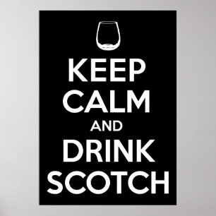 Scotch drink poster