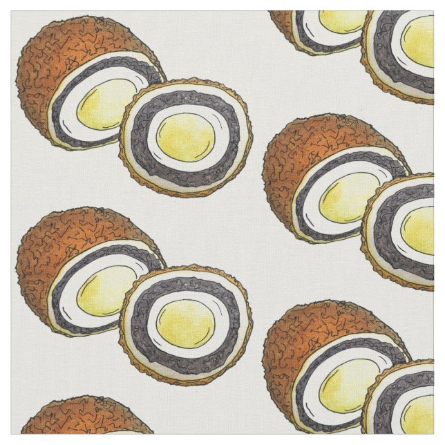 Scotch Egg UK British Food Yorkshire England Tyg (Närbild)