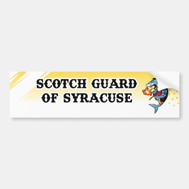 Scotch Guard Bumper Stick Bildekal (Framsidan)