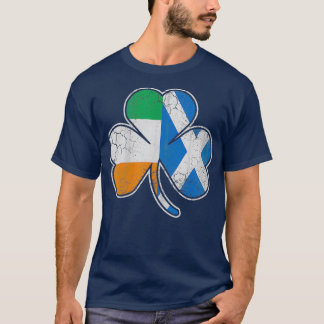 Scotch Irish Shamrock Scottish St patricks day T Shirt