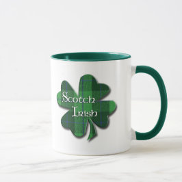 Scotch irländsk plädShamrock Mugg