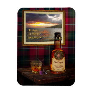 Scotch Whisky Magnet med din text och bild