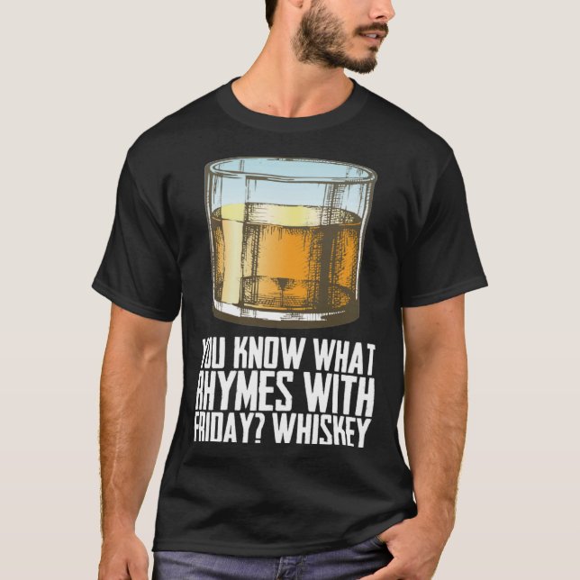 Scotch Whisky Malt Whisky T Shirt (Framsida)