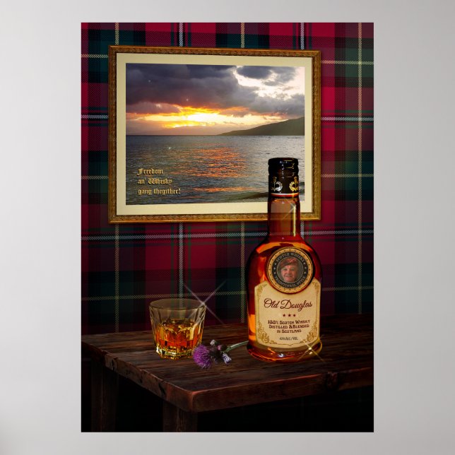 Scotch Whisky Poster med din text (och Bild?) (Framsidan)