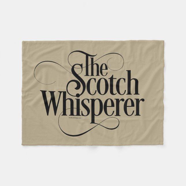 Scotch Whisperer Fleecefilt (Framsidan (Horisontell))