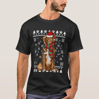 Scotia Anka Tolling Retrievers Hund Santa Julafton T Shirt