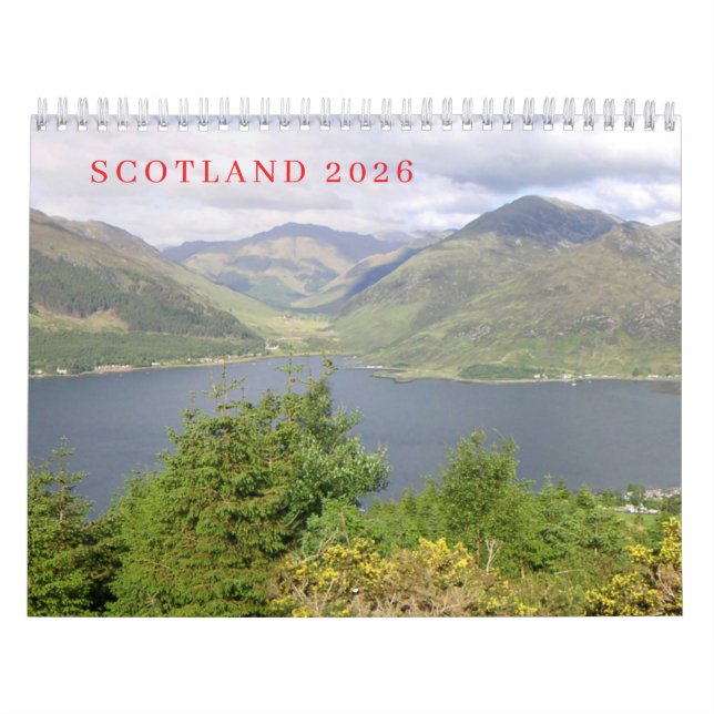 Scotland 2026 calendar kalender (Omslag)