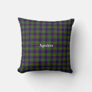 Scotland Ayrshire District Tartan Kudde