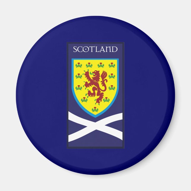 Scotland-Badge Magnet (Framsidan)