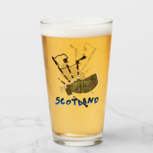Scotland Bagpipes Glaskopp