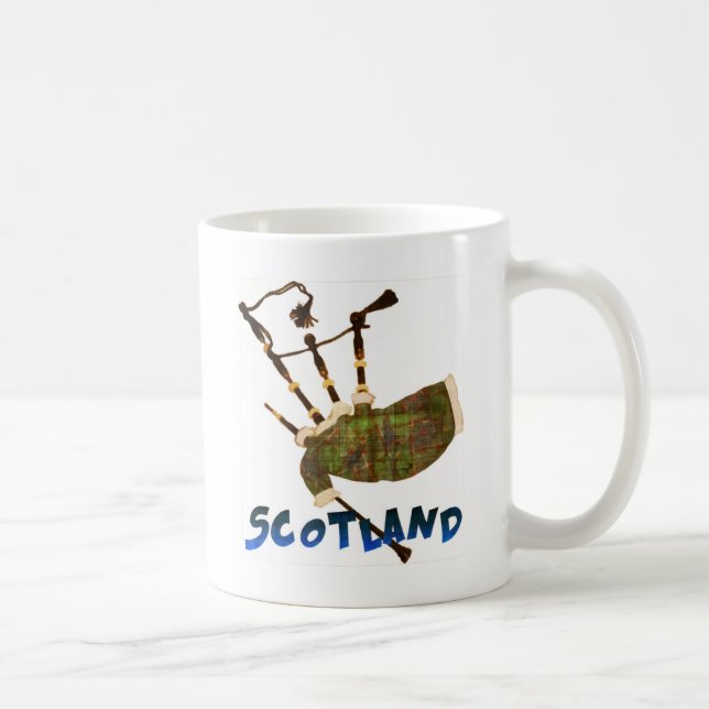 Scotland Bagpipes Kaffemugg (Höger)