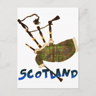 Scotland Bagpipes Vykort