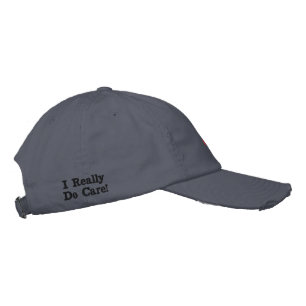 Scotland Blue USA 'I verkligen do Care' USA Broderad Keps