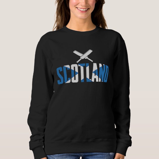 Scotland Cricket Player  Cricket Sport T Shirt (Framsida)