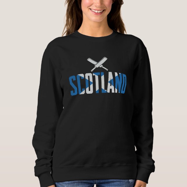 Scotland Cricket Player Cricket Sport T Shirt (Framsida)