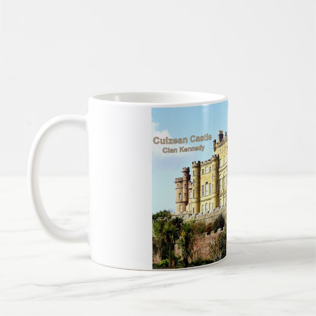 Scotland Culzean Castle - Klan Kennedy Home Kaffemugg (Vänster)
