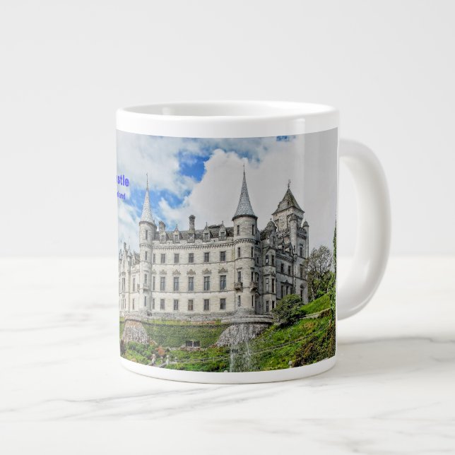 Scotland Dunrobin Castle Seat of Klan Sutherland Jumbo Mugg (Framsida höger)