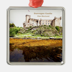 Scotland Dunvegan Castle - MacLeod Klan Julgransprydnad Metall