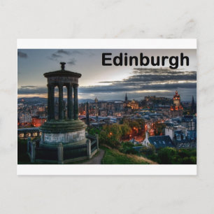 Scotland Edinburgh skyline (St.K) Vykort