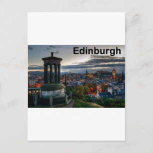 Scotland Edinburgh skyline (St.K) Vykort