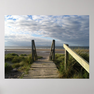 Scotland Findhorn Boardpromenn Poster
