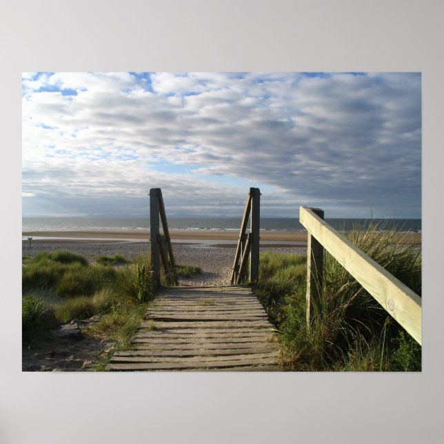 Scotland Findhorn Boardpromenn Poster (Framsidan)