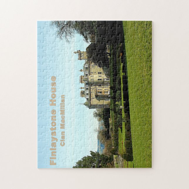 Scotland Finlaystone House - MacMillan-Klan Pussel (Vertikal)