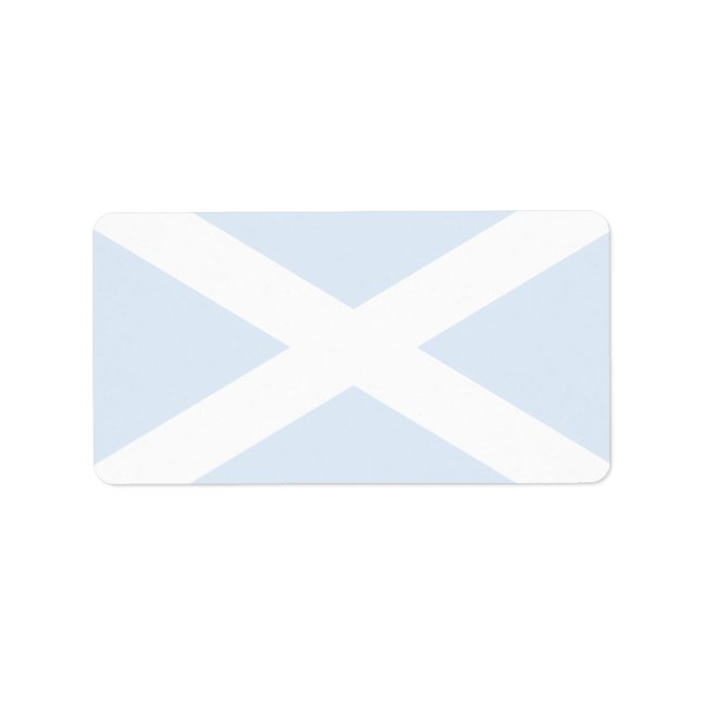 Scotland Flagga Adressetikett (Framsidan)
