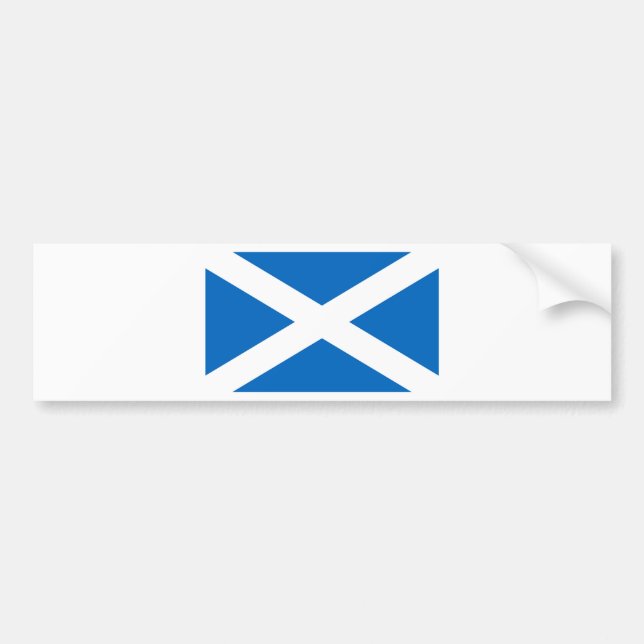 Scotland Flagga Bildekal (Framsidan)